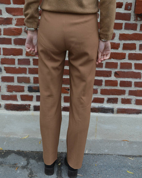 Pantalon Cigarette Burberry Camel
