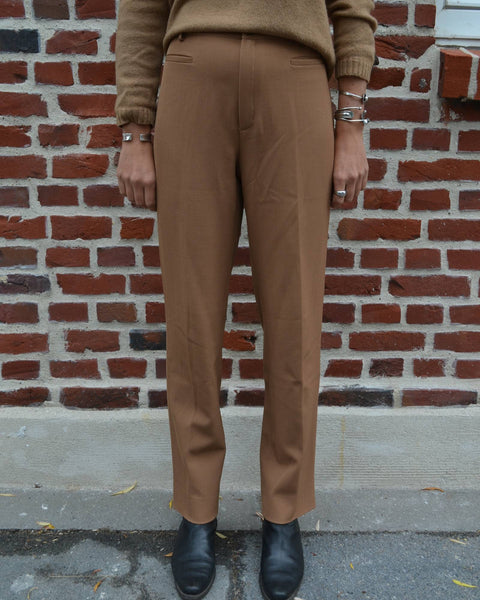 Pantalon Cigarette Burberry Camel