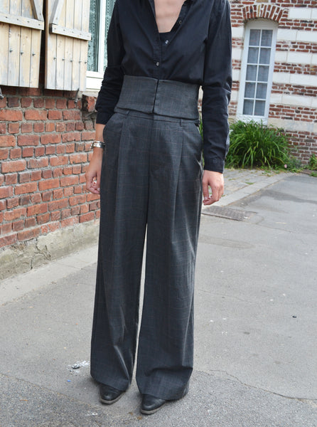 Pantalon  Corset Carreaux