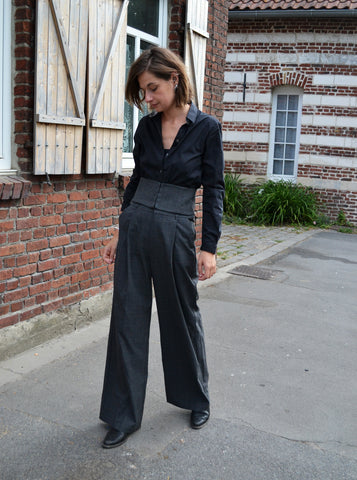 Pantalon  Corset Carreaux