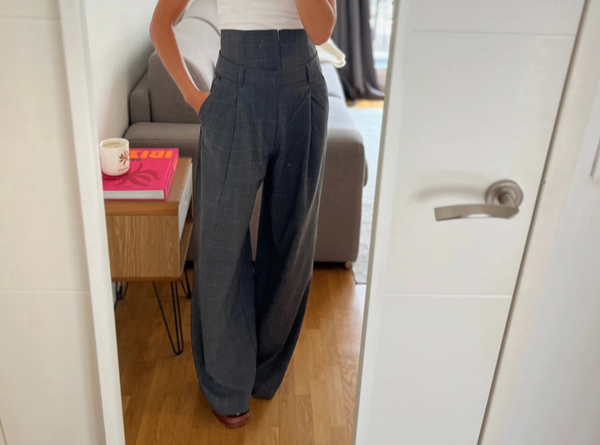 Pantalon  Corset Carreaux