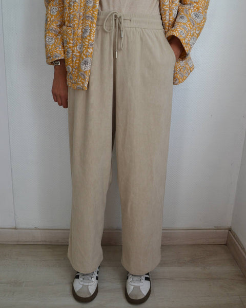Pantalon Côtelé Lina