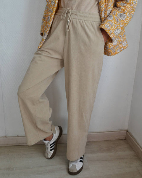 Pantalon Côtelé Lina