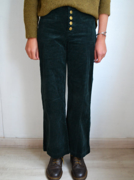Pantalon Velours Côtelé Flare Oraije