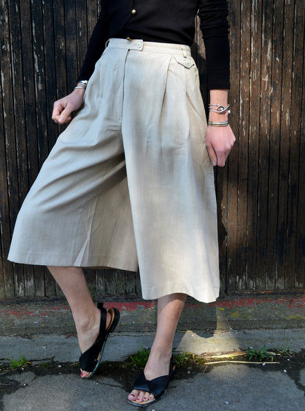 Pantalon Culotte Vintage