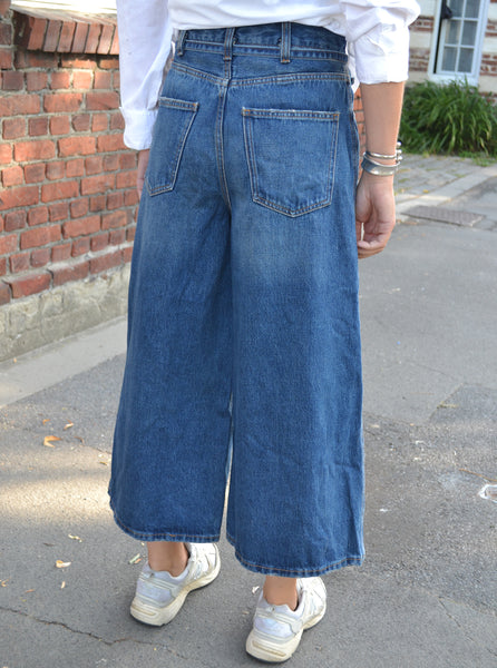 Pantalon Culotte Denim