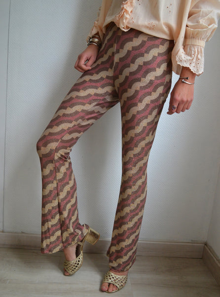 Pantalon Flare Irisé