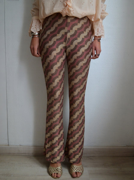 Pantalon Flare Irisé
