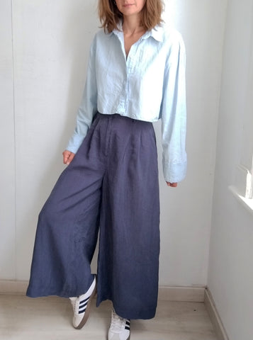 Pantalon Fluide Marine