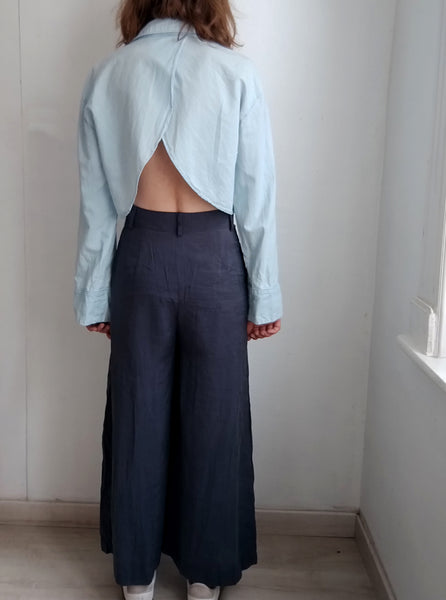 Pantalon Fluide Marine