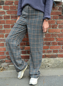 Pantalon Gris Carreaux
