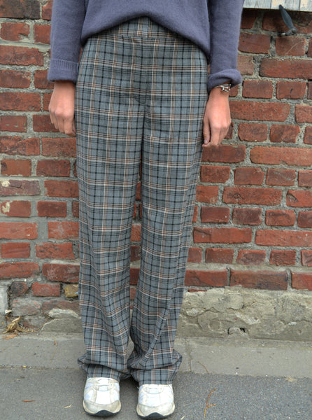 Pantalon Gris Carreaux