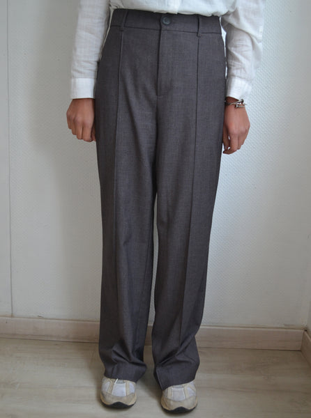 Pantalon Gris Fluide