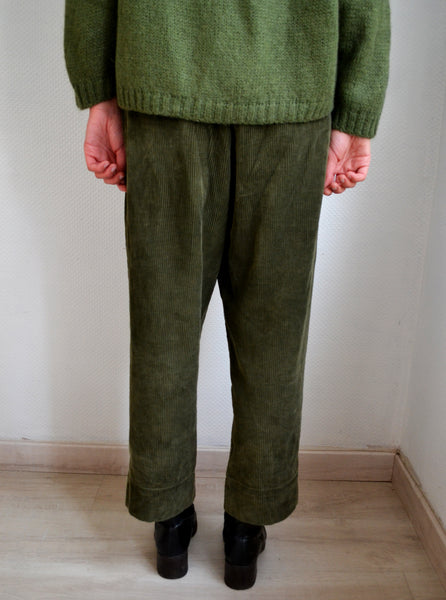 Pantalon côtelé Kaki Mika Elles