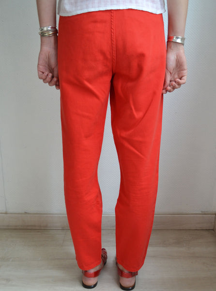 Pantalon Rouge Lacoste