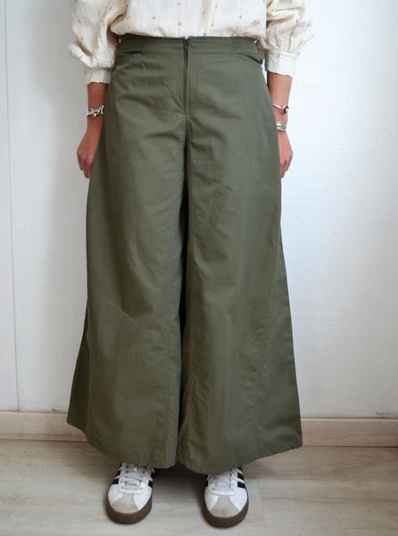 Pantalon Large Kaki