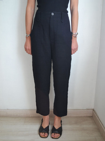 Pantalon Noir Gaze de Coton