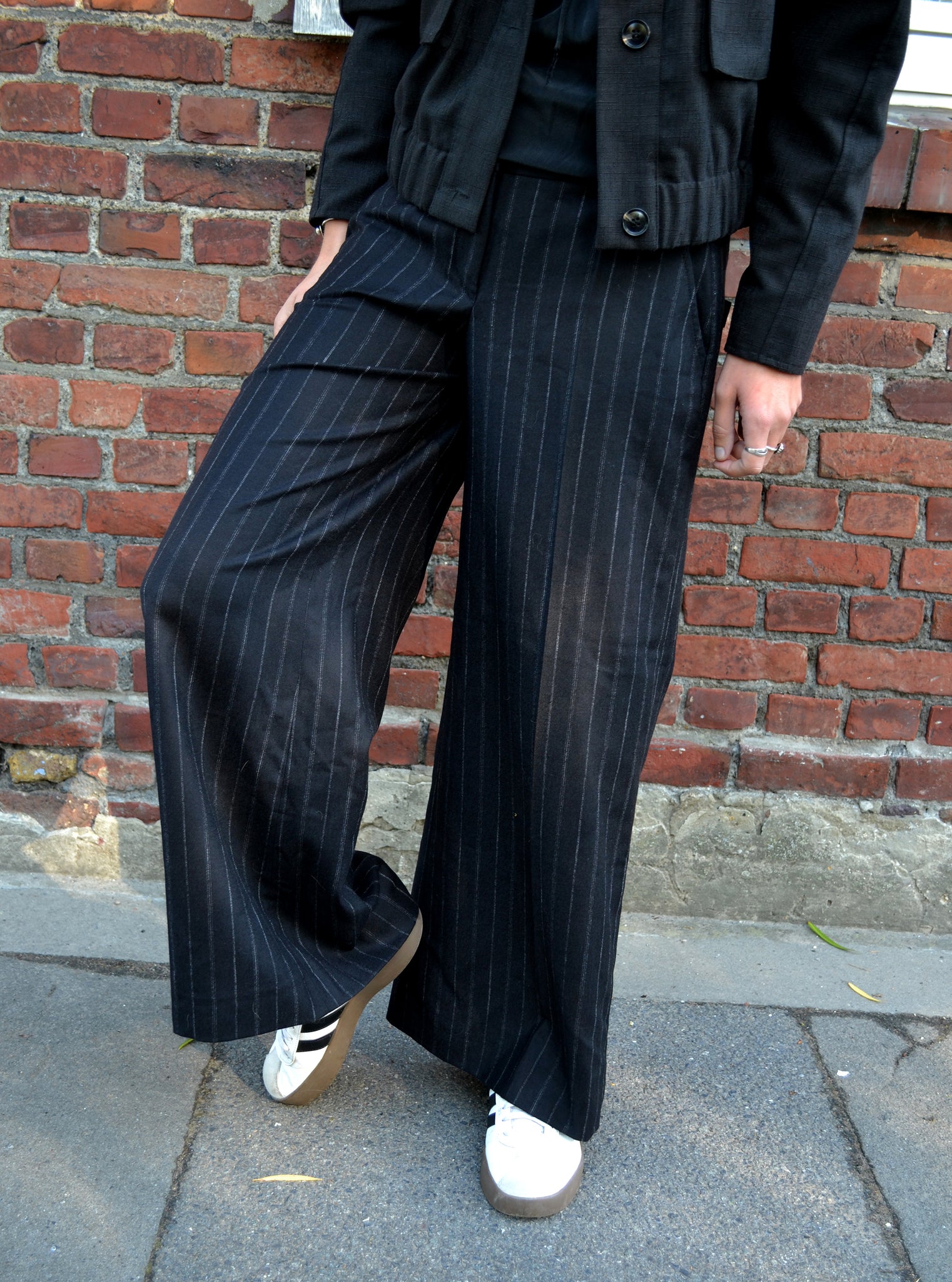 Pantalon Laine rayé Neuf