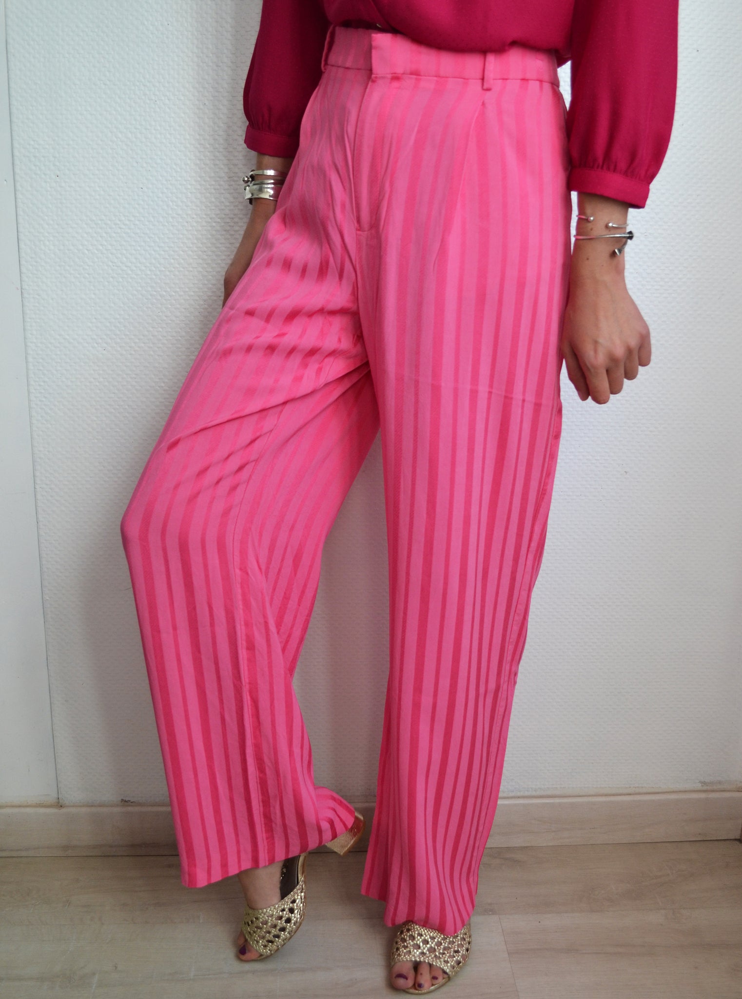 Pantalon Pink Stripes
