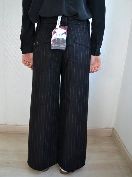 Pantalon Laine rayé Neuf