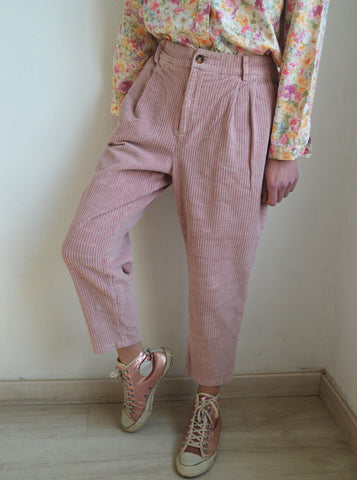 Pantalon Rosa velours