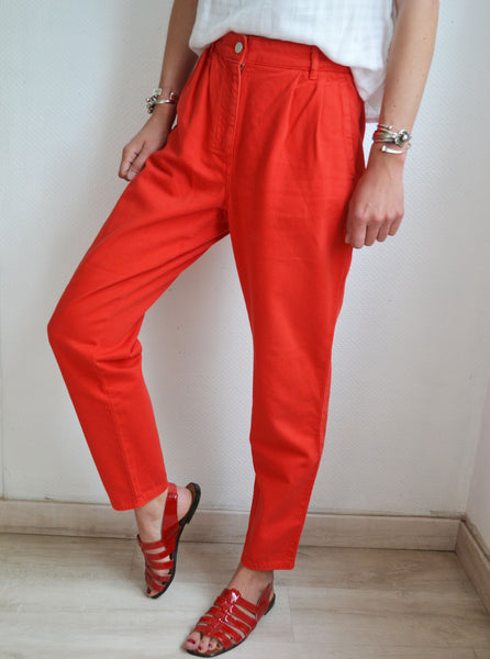 Pantalon Rouge Lacoste