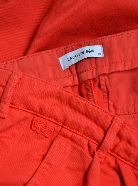 Pantalon Rouge Lacoste