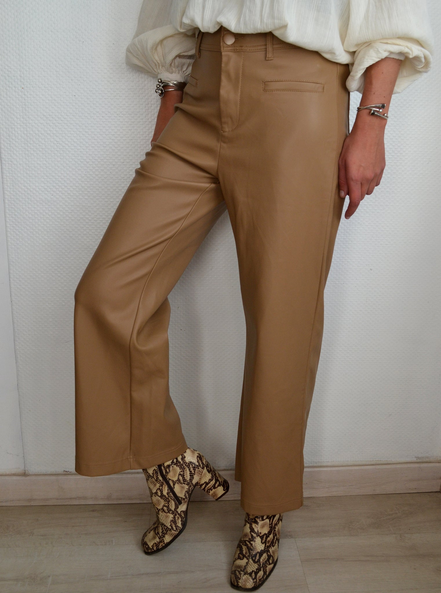 Pantalon Simili Camel Oraije