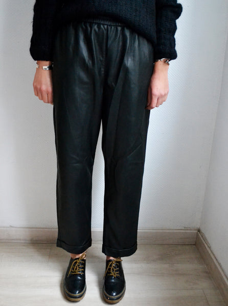 Pantalon Boyfriend Simili