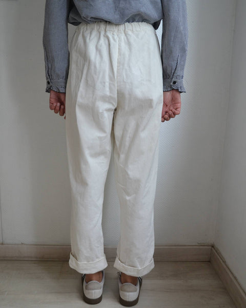 Pantalon Velours blanc Mika Elles