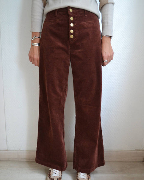 Pantalon Velours Côtelé Oraije