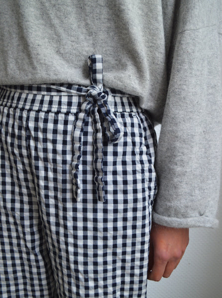 Pantalon Vichy Marine