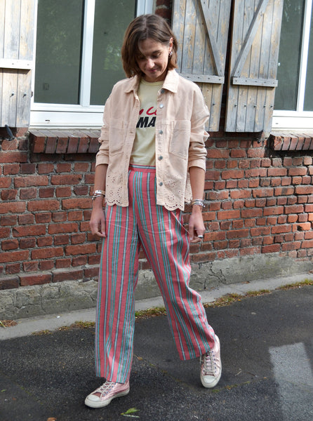 Pantalon Vintage Stripes