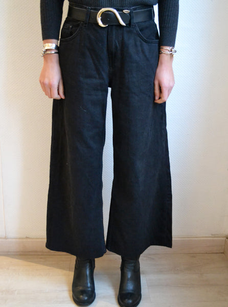 Jean Wide Black