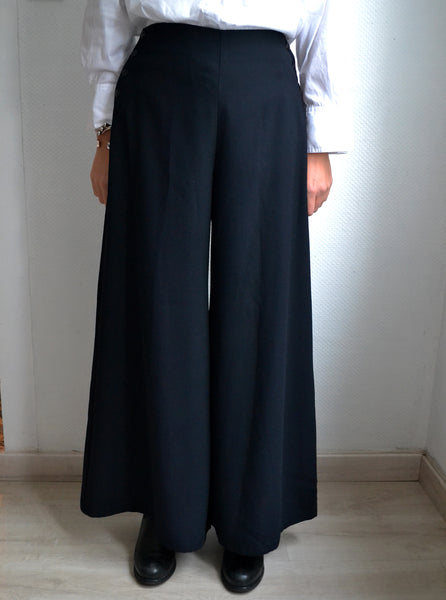 Pantalon Wide Marine