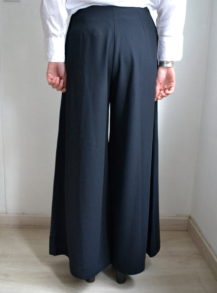 Pantalon Wide Marine