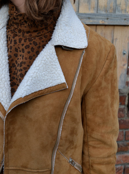 Veste Perfecto Cuir Camel