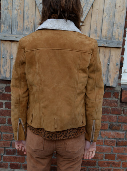 Veste Perfecto Cuir Camel