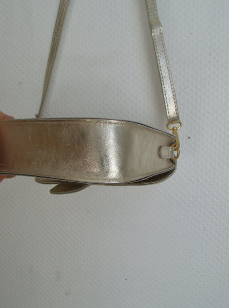 Petit sac italien argenté