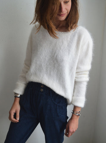 Pull Angora Blanc