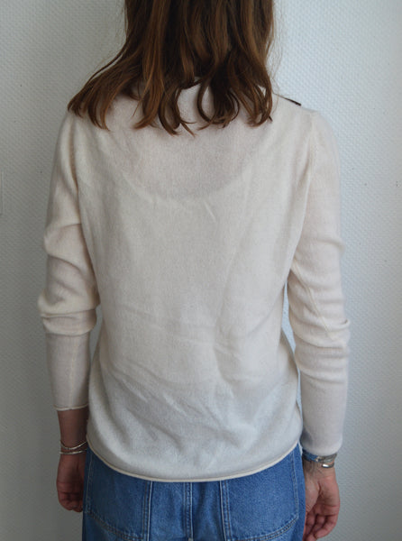 Pull Crème Cachemire