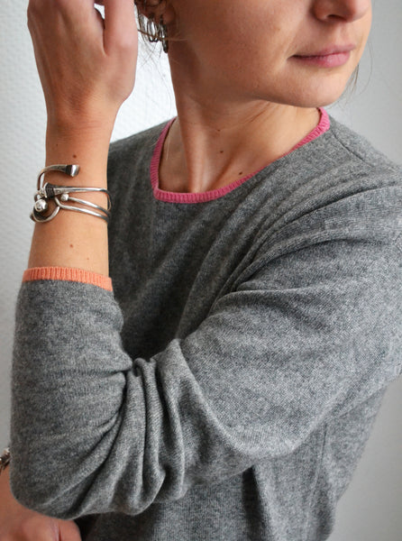 Pull en Cachemire Brunello Cucinelli Gris