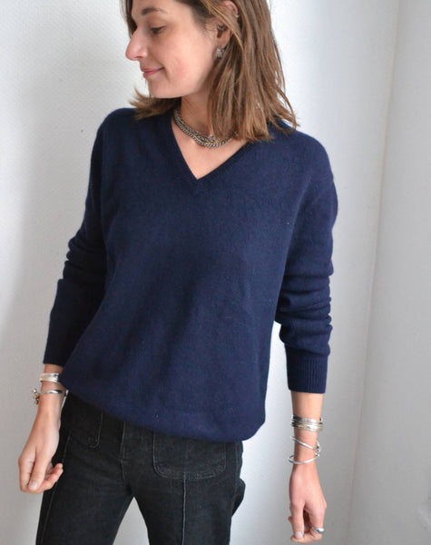Pull Cachemire Marine Eric Bompard