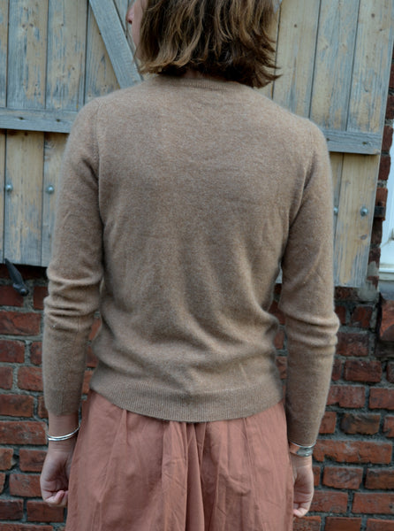 Pull Beige Chiné Cachemire Monoprix