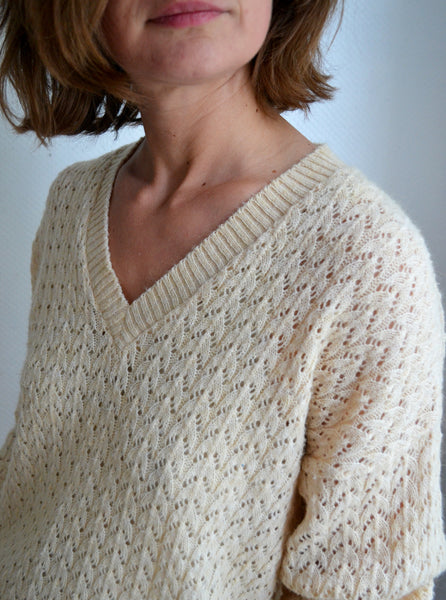 Pull Crème Vintage
