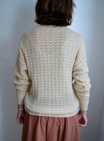 Pull Crème Vintage