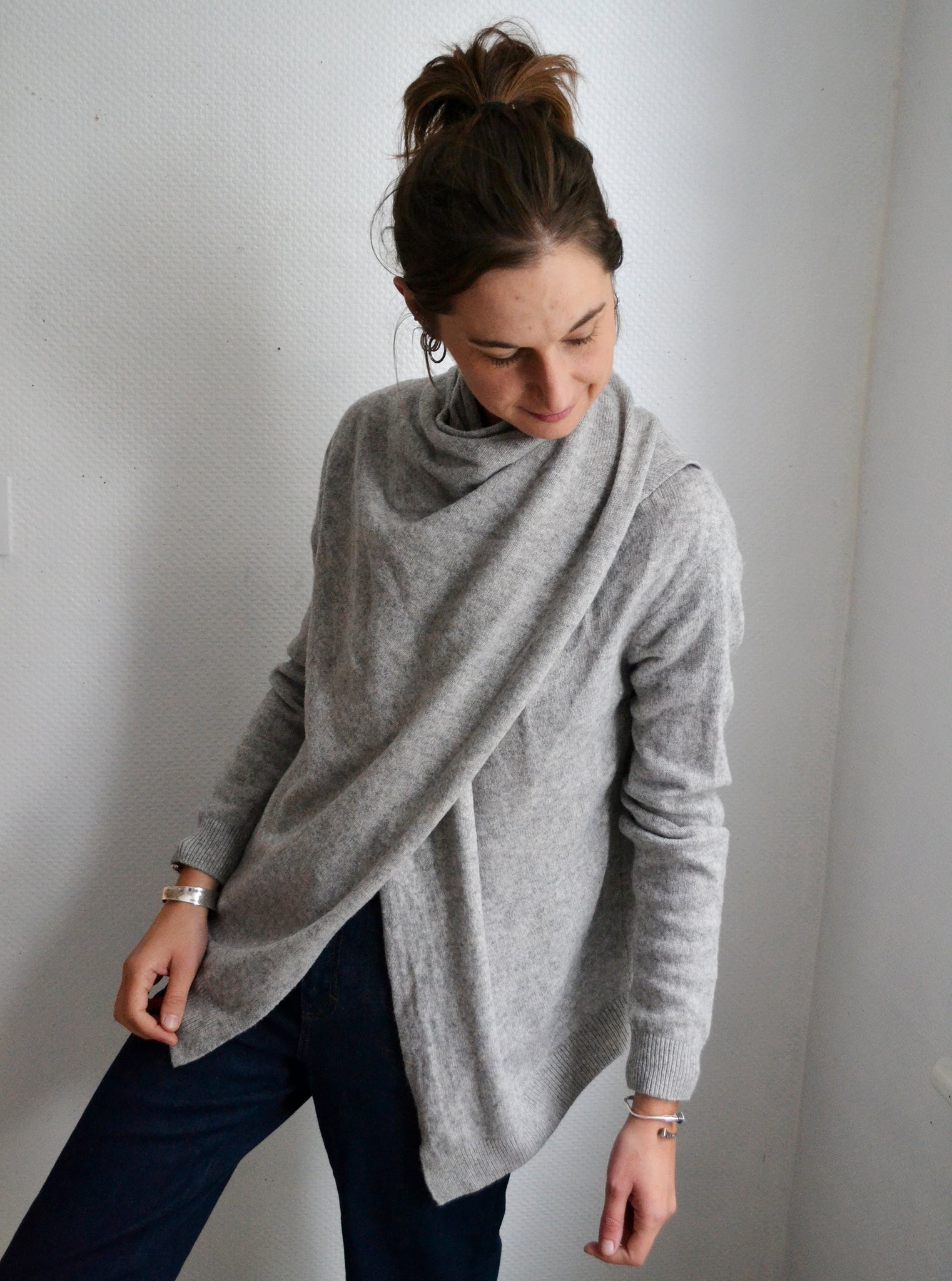 Pull Drapé Laine COS