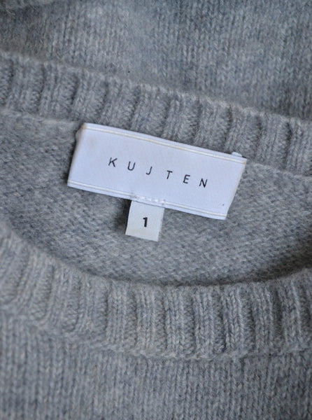 Pull Gris Cachemire Kujten