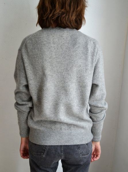 Pull Gris Laine Uniqlo