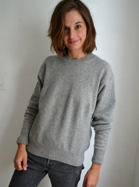 Pull Gris Laine Uniqlo